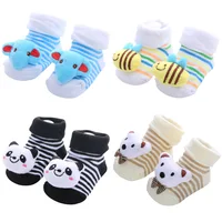 

18 models cotton cartoon non-slip baby floor socks new born baby rubber anti slip 3d stereo shoe socks wholesale custom socks