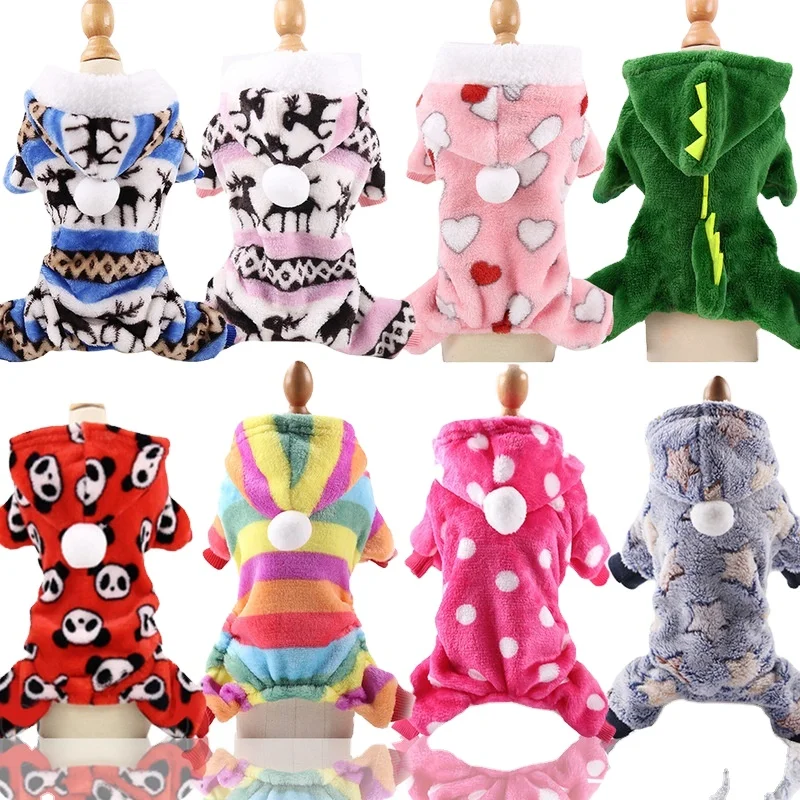 

Soft Warm Pet Dog Clothes for Dogs Jumpsuits Fleece Coat Jacket Pet Pajamas Chihuahua Clothing for Dogs Outfit Pets Clothing