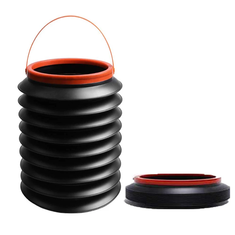 

Multifunction Portable 4L car folding collapsible bucket fishing bucket container storage box