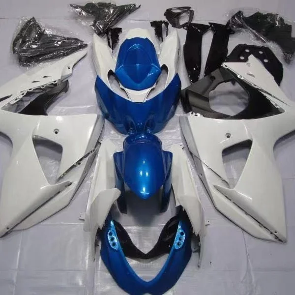 

2021 WHSC ABS Plastic Fairings Fit For SUZUKI GSXR1000 2009-2010 Fairing Kit blue white, Pictures shown