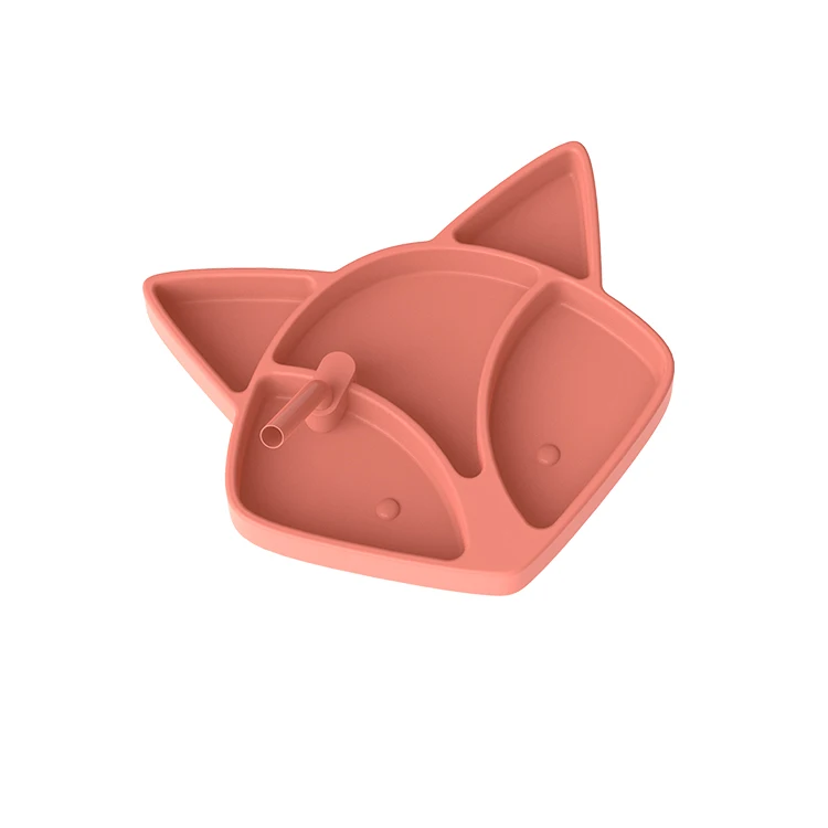 

2021 hot selling BPA Free Food Toddler Kids Baby Dishes baby dish plate Baby feeding Silicone Plate