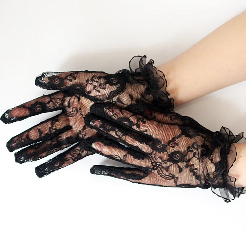 

Fashion Ice Silk Lace Driving Of Thin Touch Screen Lady Overseas Products