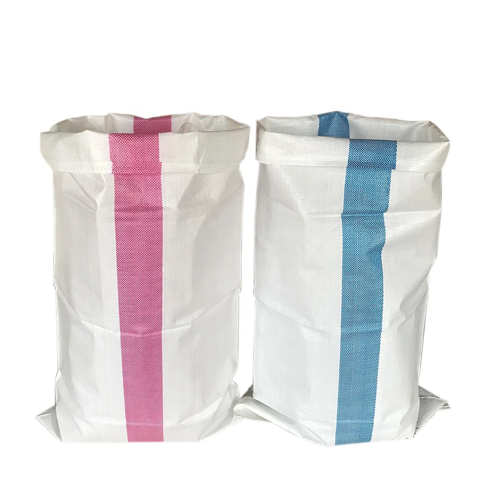 

Hot Sale colourful Rice flours grain feed Wpp Sack string pp bag woven