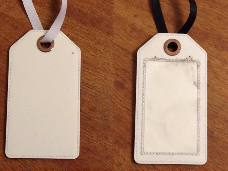Comparison of durable versus failed DIY luggage tag designs