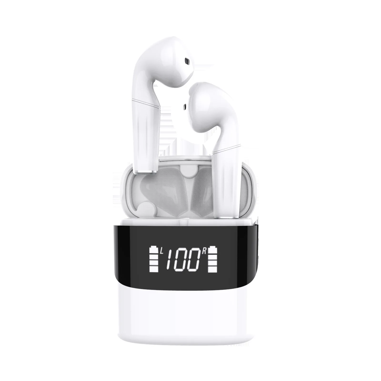 

Sweat Proof Dual Bluetooth 5.0 Headset Built-in Mic for Sports TWS Bluetooth Headphones Stereo Sound Earphones