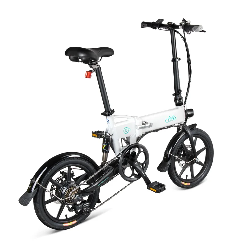 

Stock]fiido D2S 250W 16inch New Model Mountain Adult Electric Mini Free Walking Frames Bike Variable Speed Electric Folding Bike