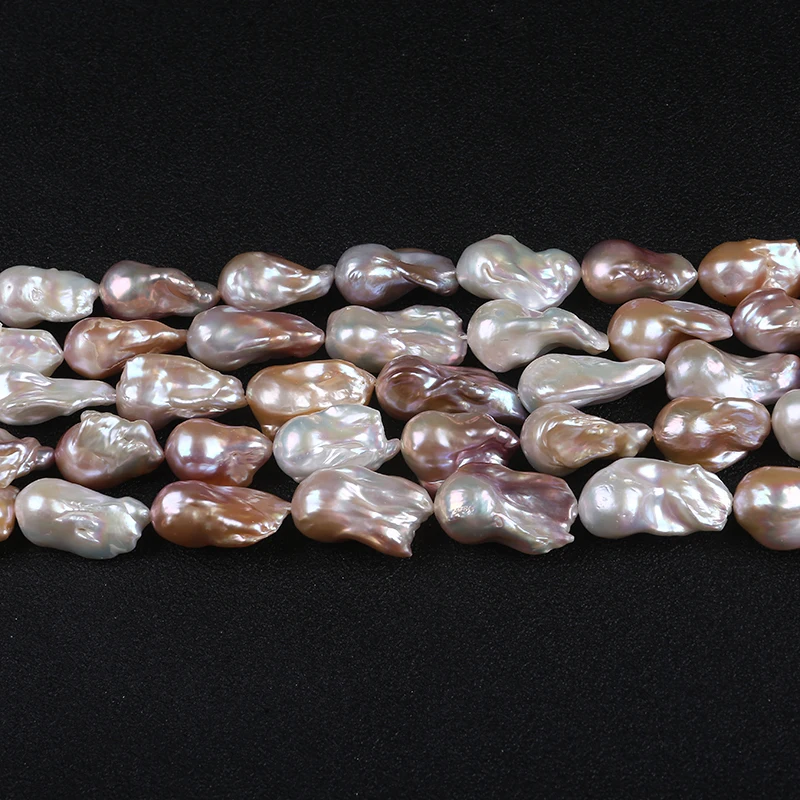 

Hot Sale Multi Baroque Freshwater Pearl Strand, White/purple/pink or custom color