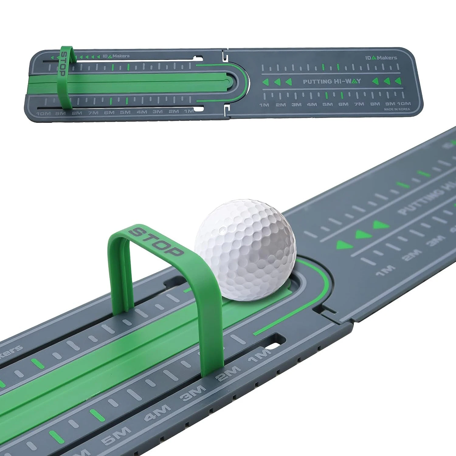 

Alignment Rail Precision Distance Control Golf Training Putters Putting Mirror Mat Golf Precision Distance Putting Drill