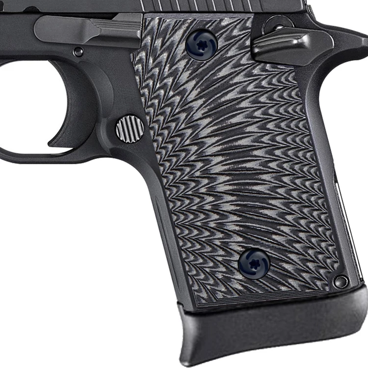 

Sig Sauer grips Sig Sauer P938 G10 Gun Grips with Sunburst texture