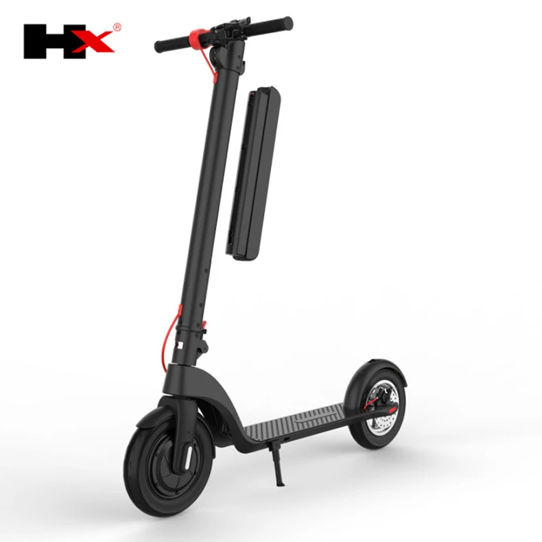 

HX X8 big battery capacity kick scooter for adult big wheels 10 inch air tire 45KM max range electric scooter