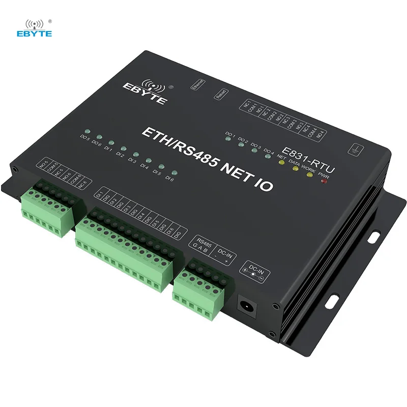 

Ebyte E831-RTU(6060-ETH) DAQ 12-channel Ethernet to RS485 Converter RS485 Modbus RTU to Modbus TCP Gateway IOT ttn