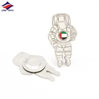 

Longzhiyu 13 years professional magnetic lapel pins supplier customised zinc alloy pin badges custom UAE spaceman pins