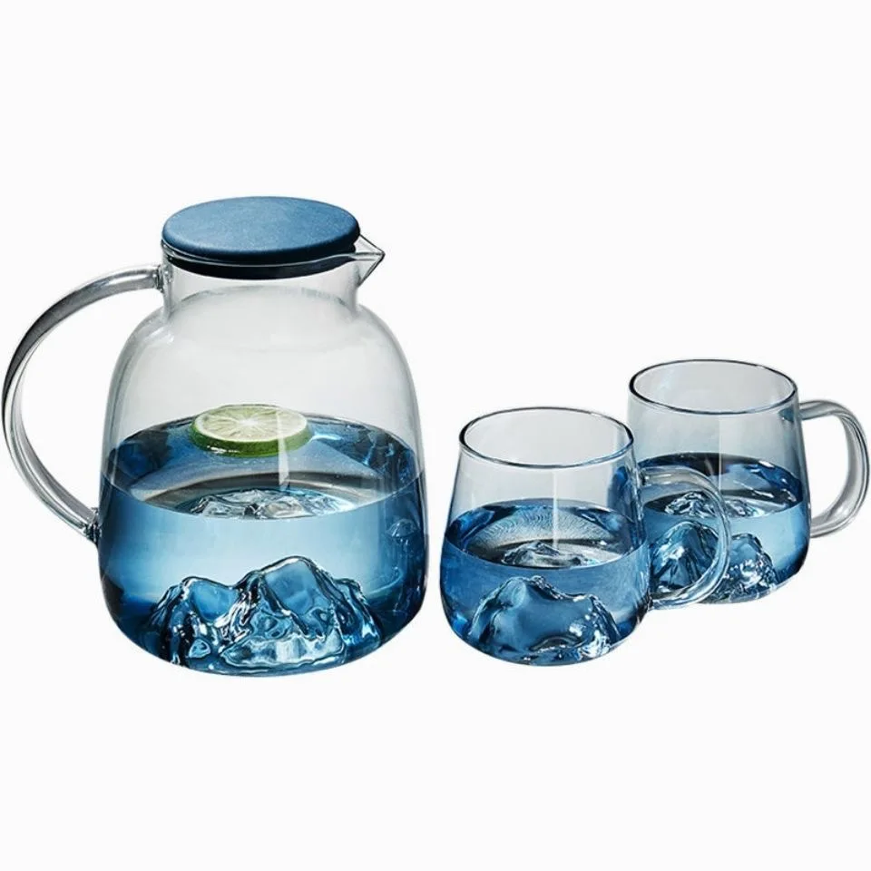 

kinds of water jug pitcher bottle sets with tray