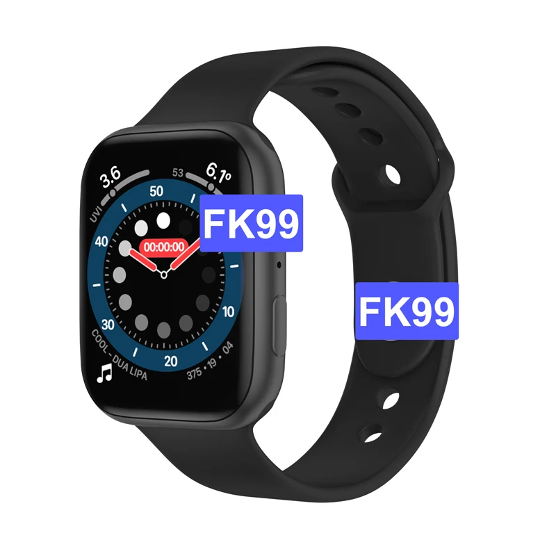 

2021New Smartwatch Fk99 Health Fitness Sport Reloj Inteligente Smartwatch Fk99 Series 6 For Android IOS, Black,white,pink,,blue,yellow