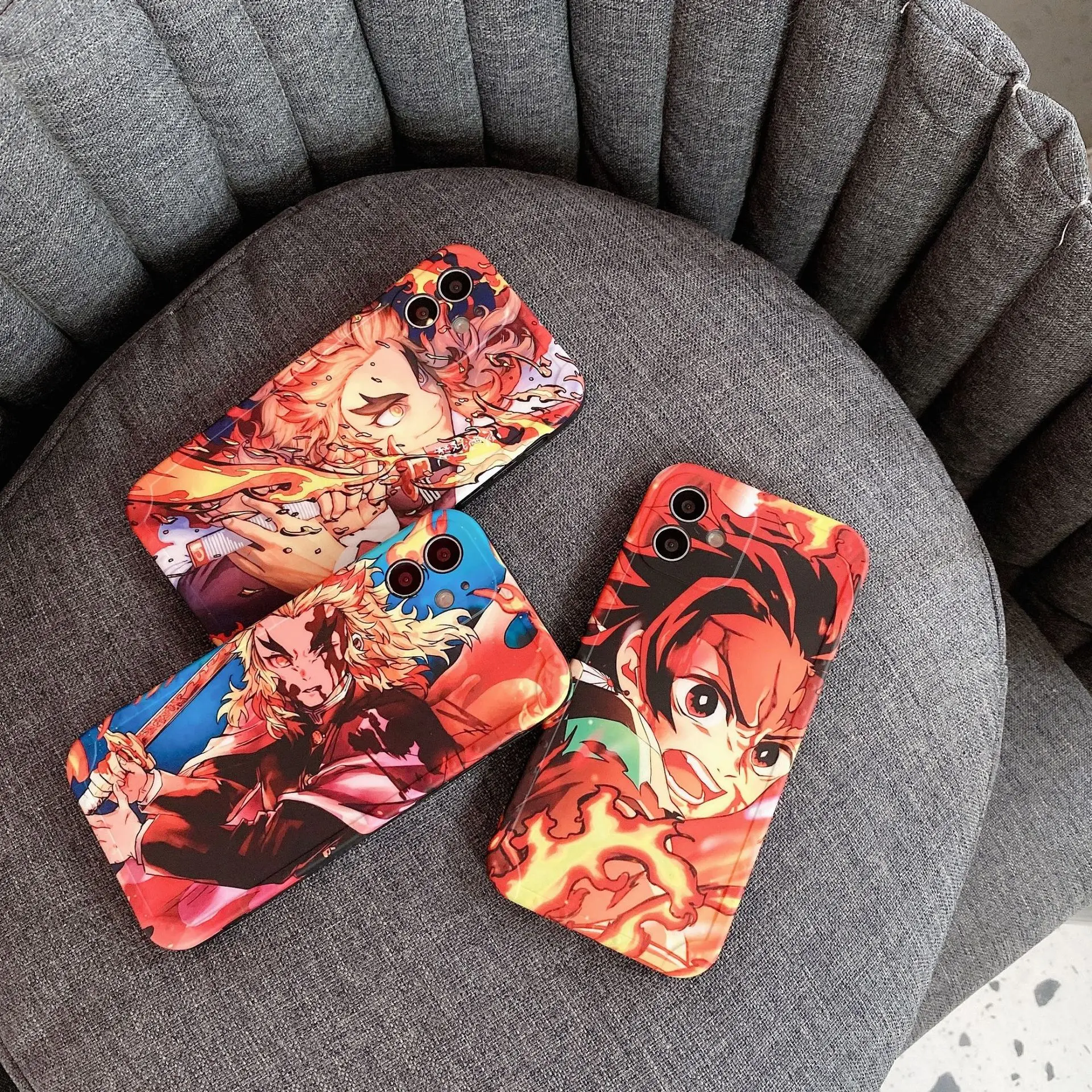 

Free Shipping - Japan Demon Slayer Kimetsu No Yaiba Soft Case for iPhone 12 11 Pro XS Max XR X SE 8 7 Plus, Colorful