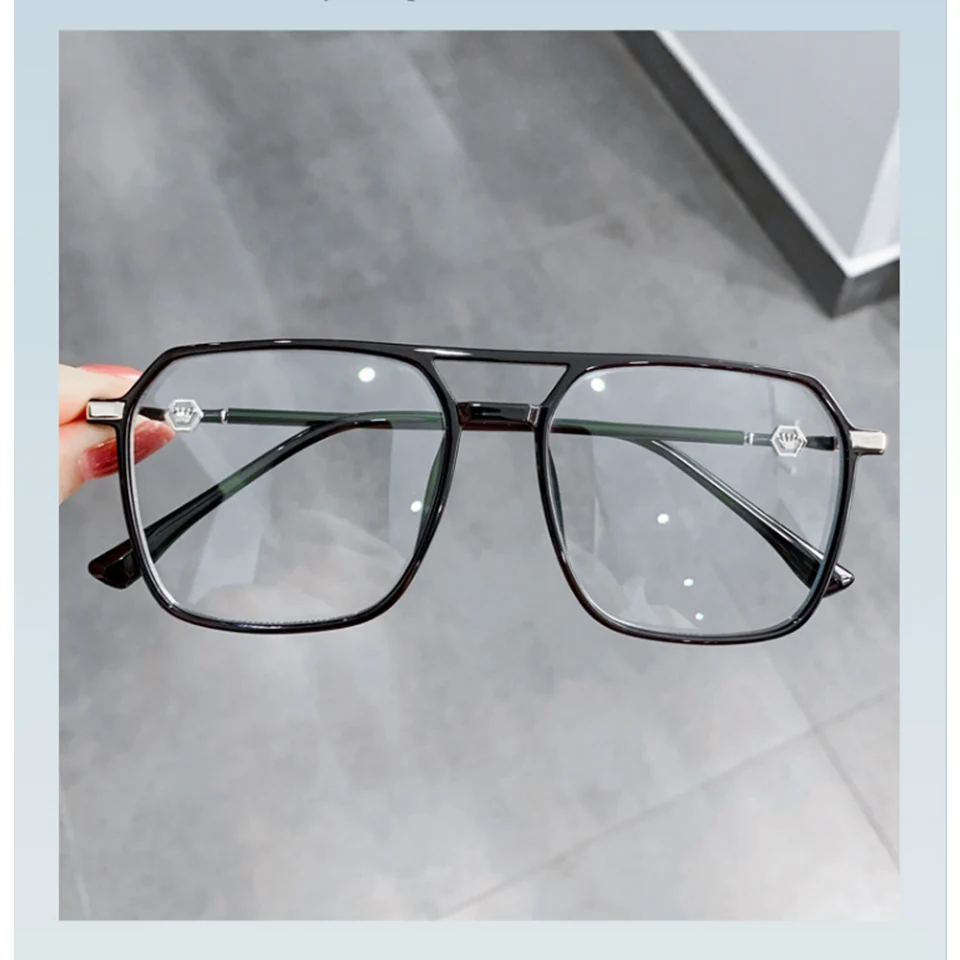 

Oversize Anti blue light glasses fashion and popular Men Women TR90 computer glasses, 5 colors