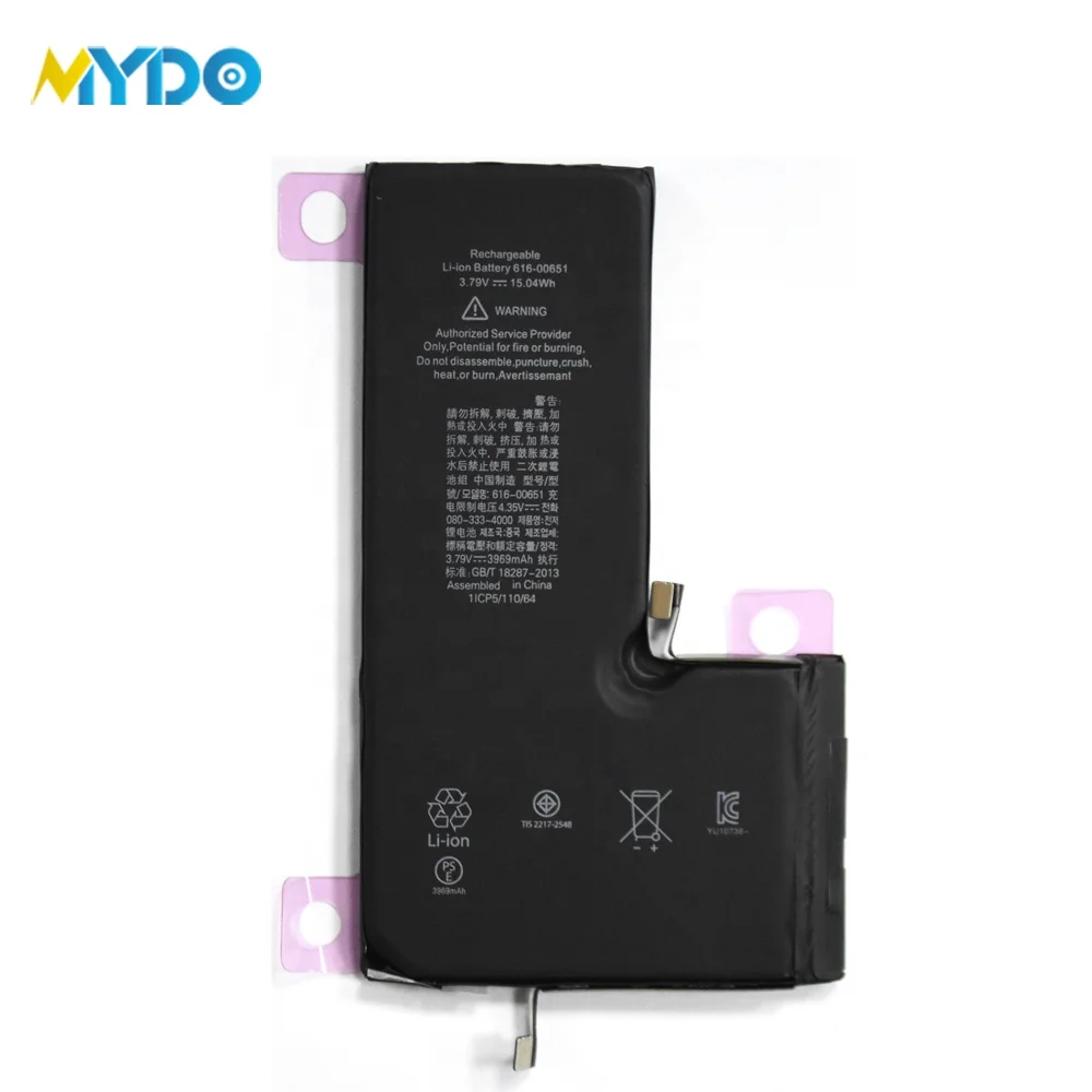 

Mobile phone replacement for iphone X XS MAX XR 11 Pro Max battery, Black