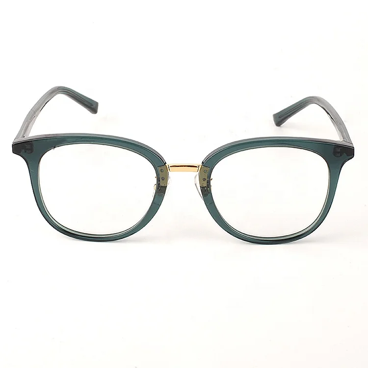 

New Arrivals Classic Round Premium Acetate Optical Frames Eyewear Glass For Men Women, Olive green or custom colors