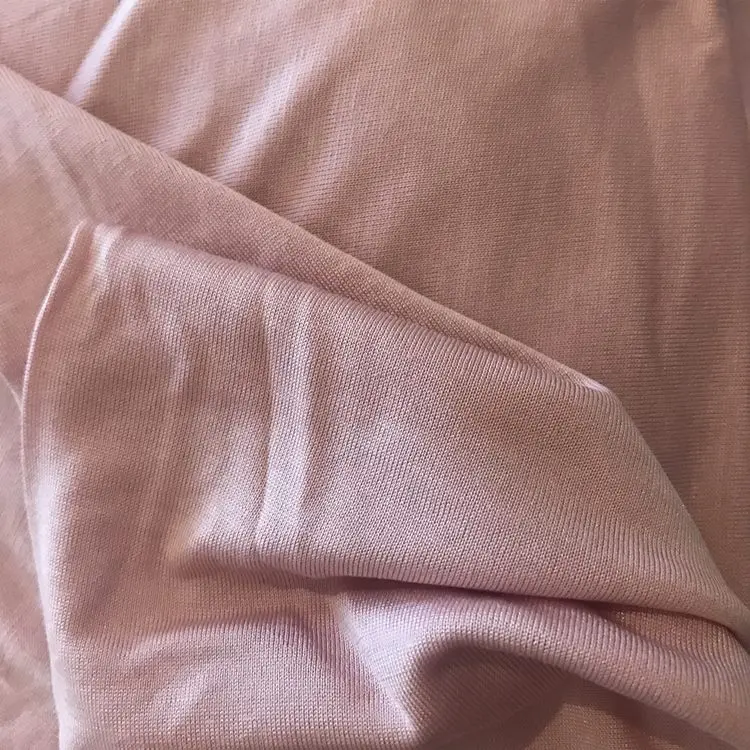 100 Mulberry Silk Jersey Knit Silk Knitted Fabric For Single Round