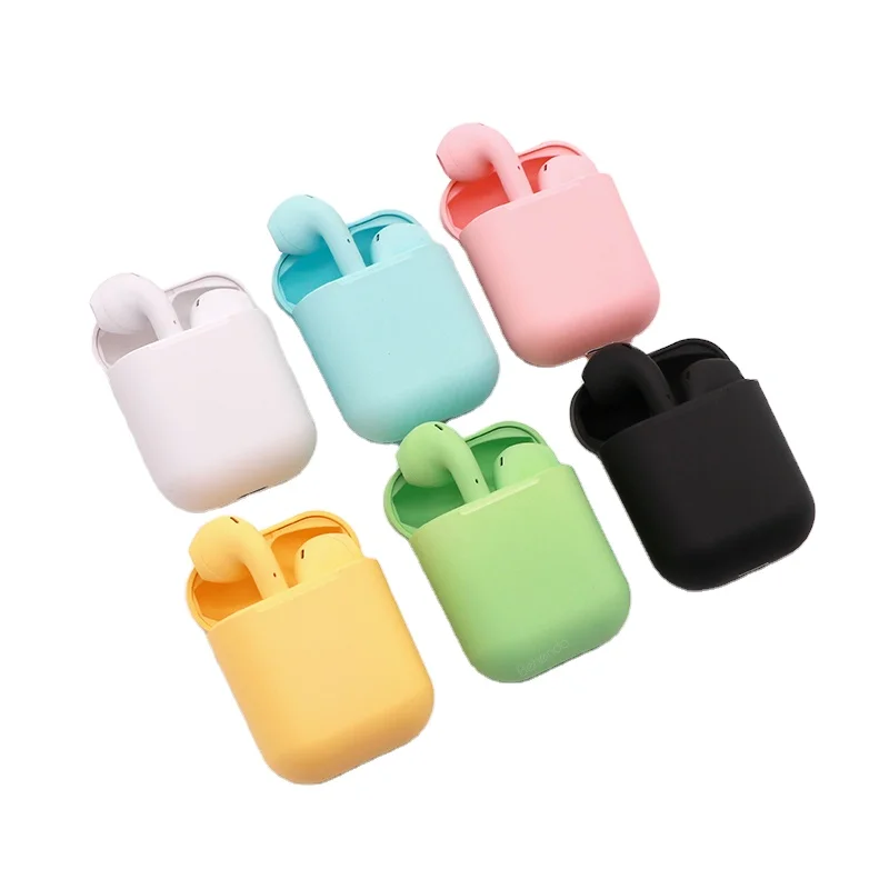 

Hot Selling earphone I12 TWS BT5.0 Stereo Earbuds i12 Tws With Charging Case Inpods i12 Colorful headphone