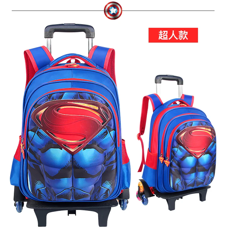 Kindergarten doll backpack rolling luggage bags double use 1-6 years old  kids trolley suitcase Detachable trolley school bag - AliExpress