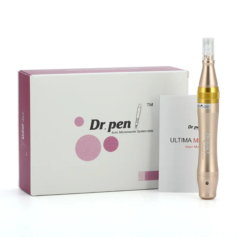 

2019 Newest Wireless Derma Pen Powerful Ultima M5 Microneedle Dermapen Meso Rechargeable Dr pen Dr pen M5 Rechargeable M5, Golden