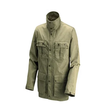 jaqueta militar de couro