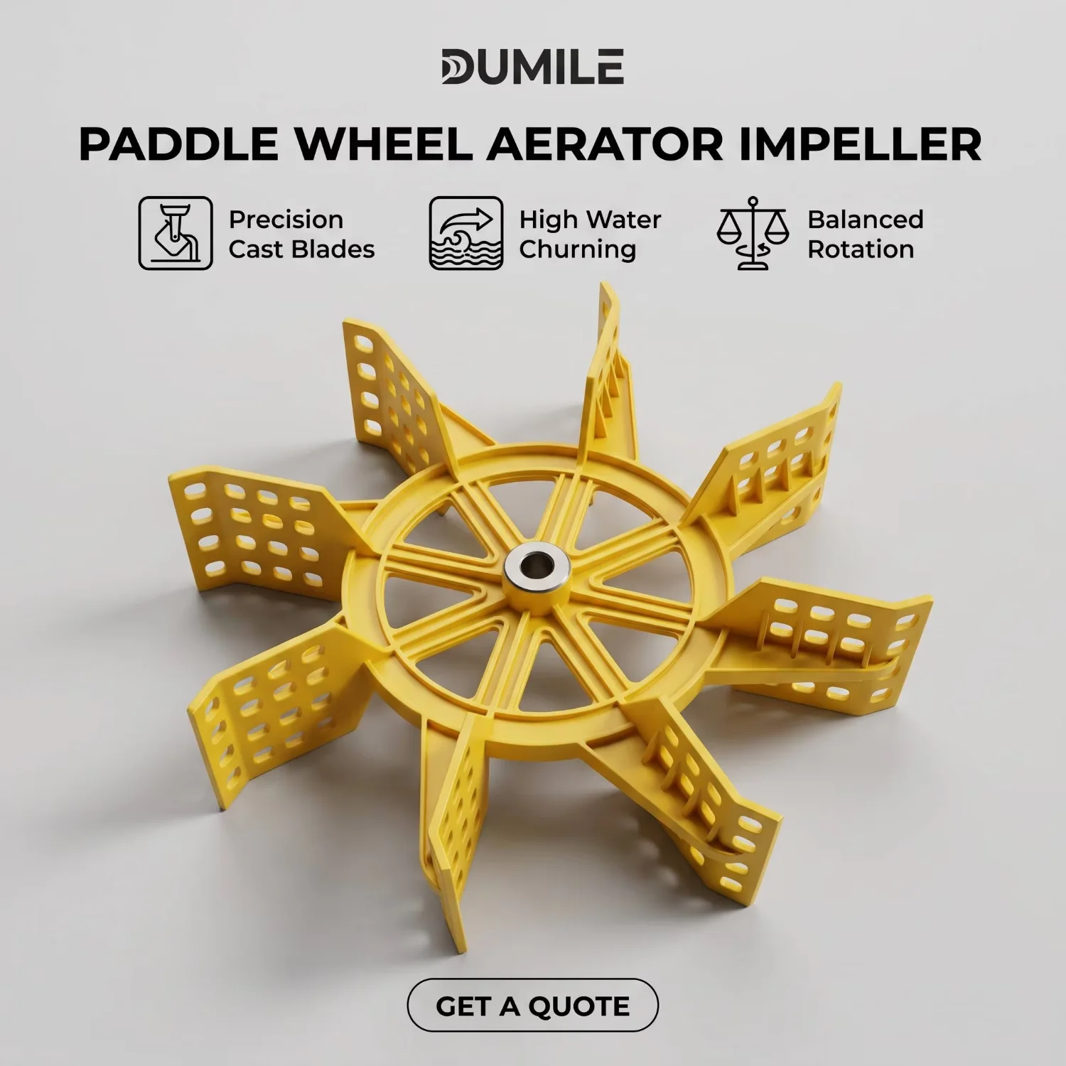 Paddle Wheel Aerator Impeller, 1-year, PP or nylon - detail 4