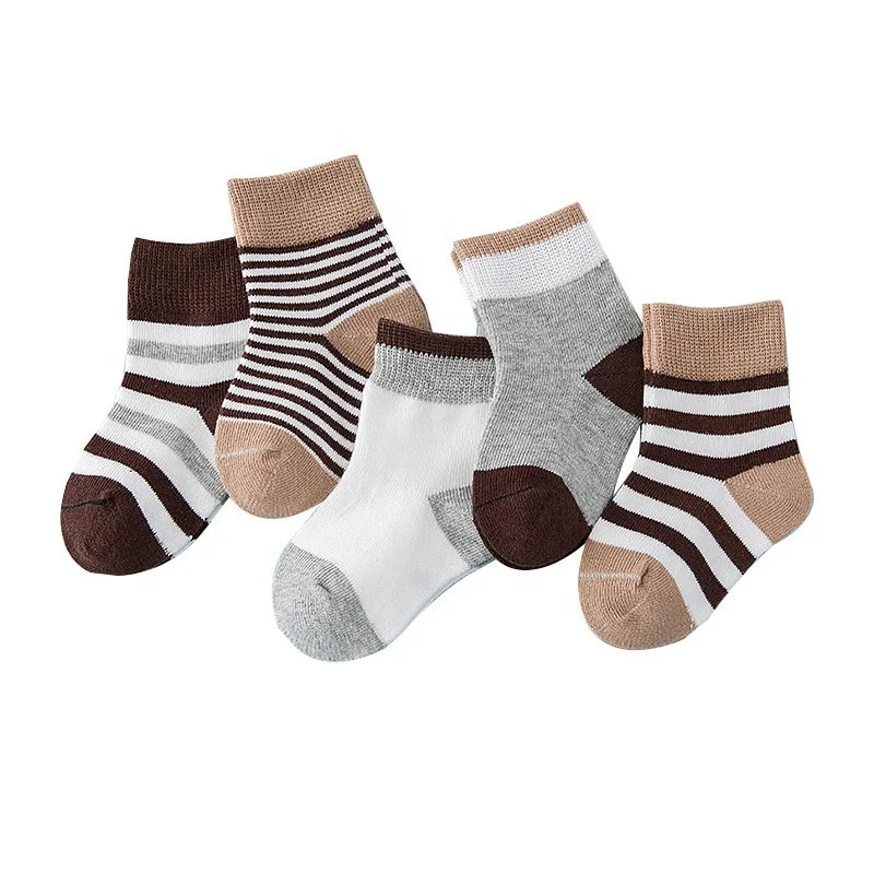 

Children socks Autumn and winter cotton striped children's socks