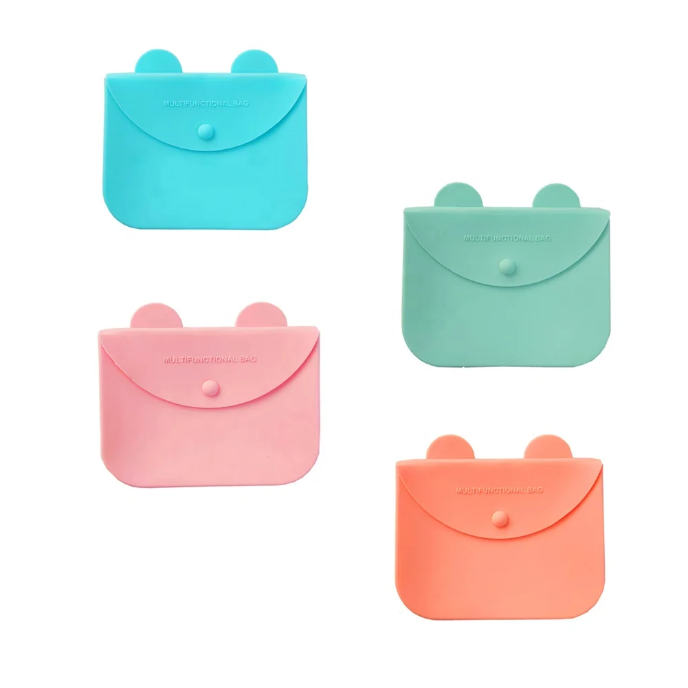 

Amazon hot selling Portable facemask holder case masking case for Adults and Children, Any pantone color silicone mask storage bag