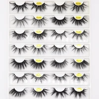 

2019 top quality luxury 5d mink eye lashes dramtic long lshes 25mm silk false lashes, wholesale 3d mink lashes