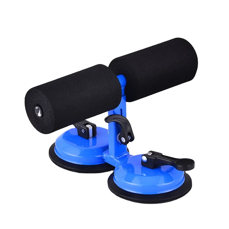 

Dual Suction Cup Sit up Bar of Home Gym Device Sit up Stand of Abdominal Muscle Developer Crunch Assit Device of Sit up Rack, Red, blue, black, yellow