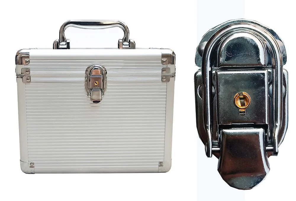 Custom Small Aluminum Carrying Metal Quality Hard Cd Dvd Storage Case