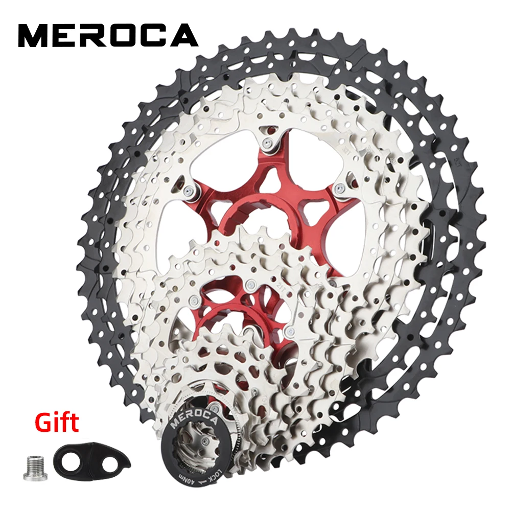 

MEROCA MEROCA factory price MTB Cassette 8/9/10/11/12 Speed HG Standard Bicycle Sprocket For Shimano Mountain Bike Freewheel