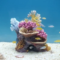 

Custom Fish Tank Ornaments Polyresin aquarium artificial coral reef for decoration