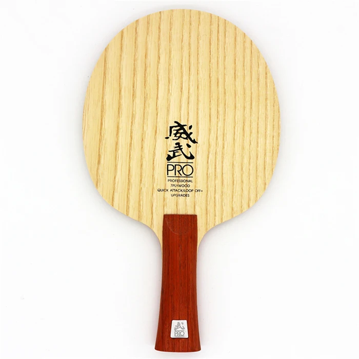 

SANWEI V5PRO table tennis blade quick attack loop blade pingpong bat blade, Wood color