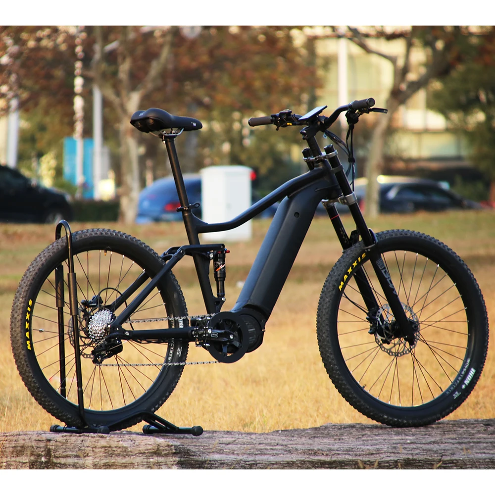 

Chinese electric bike 1000w bafang ultra G510 M620 frame mid drive motor e bike electric mountain bike, Black