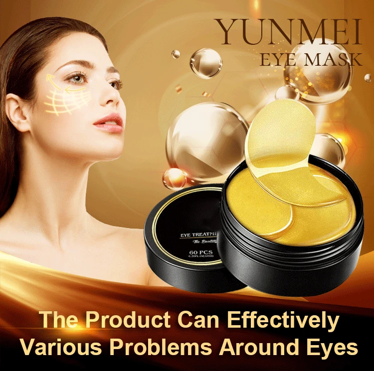 Wholesale Anti-aging Skin Tightening Nature Moisturize Custom Golden Eye Mask - Buy Oem Custom Hydrogel One Spring Natural Premium Under Eye Patch Pads Anti Aging Dark Circles Dry Sleep Collagen Gold Eye
