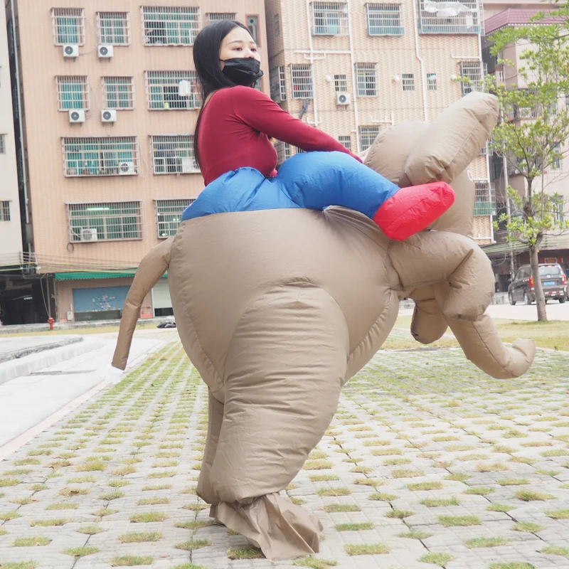 Halloween Giant Inflatable Elephant Costume Purim Cosplay Unisex Adult