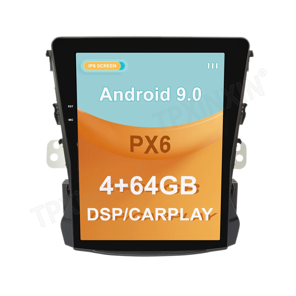 

Android 9.0 4G+64GB Tesla Style for CHANGAN CS75 2014 Car GPS Navigation Carplay Auto Radio Stereo Multimedia Player Head Unit