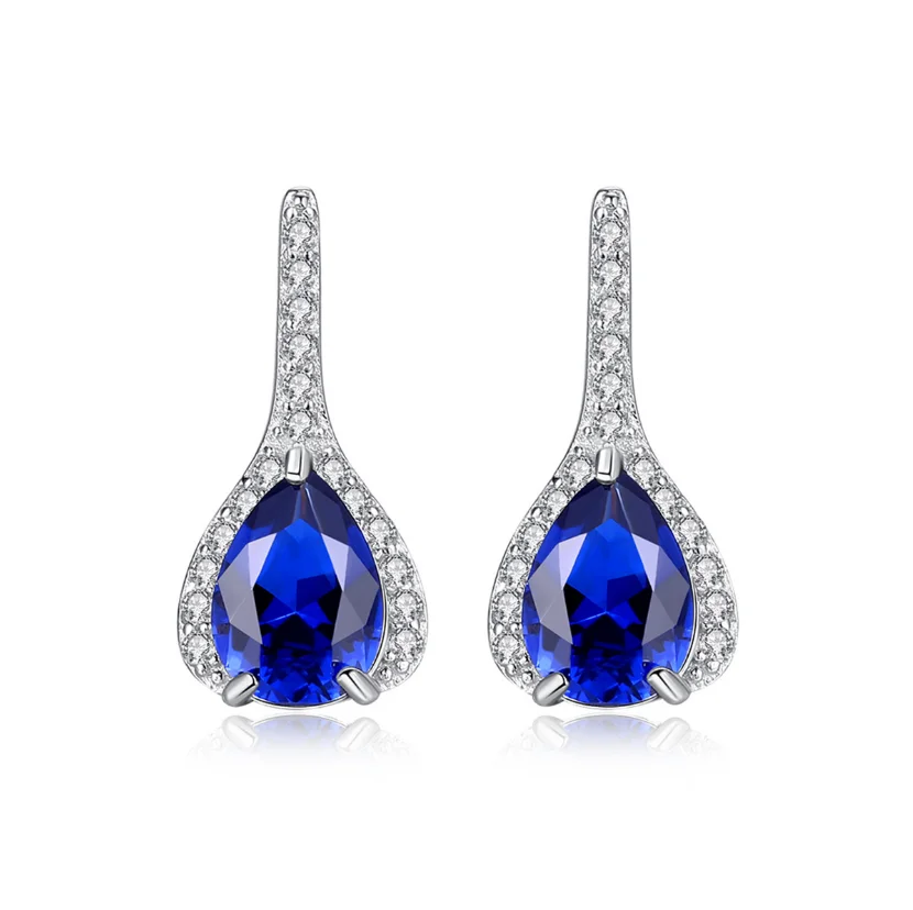 

New Products Sterling Silver Jewelry Studs Earring and 925 Silver Fashion CZ Earring Jewelry 2020, As the picture shows