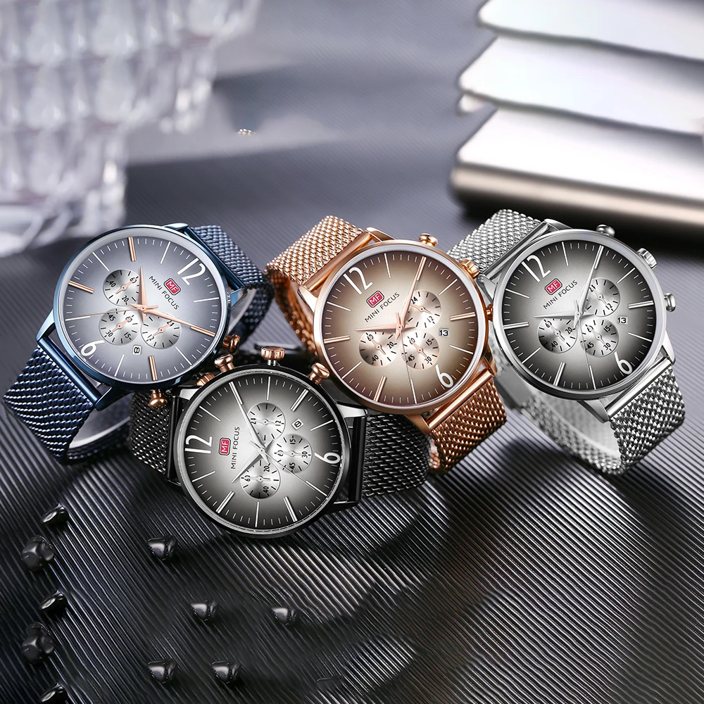 

2021 Hot Sale Mini Focus Mf0114g Dropship Custom Logo Oem Luxury Man Stainless Steel Quartz Wrist Watches For Men Relojes