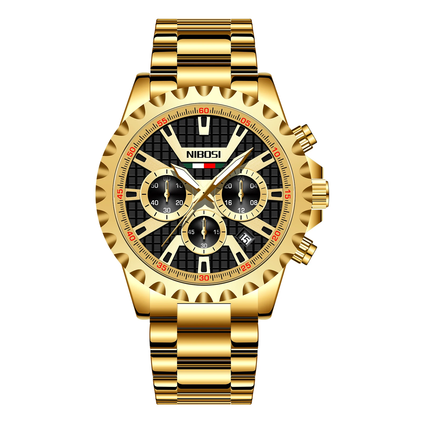 

NIBOSI 2505 Classic Brand Fashion Quartz Custom Design Wrist Man Watch