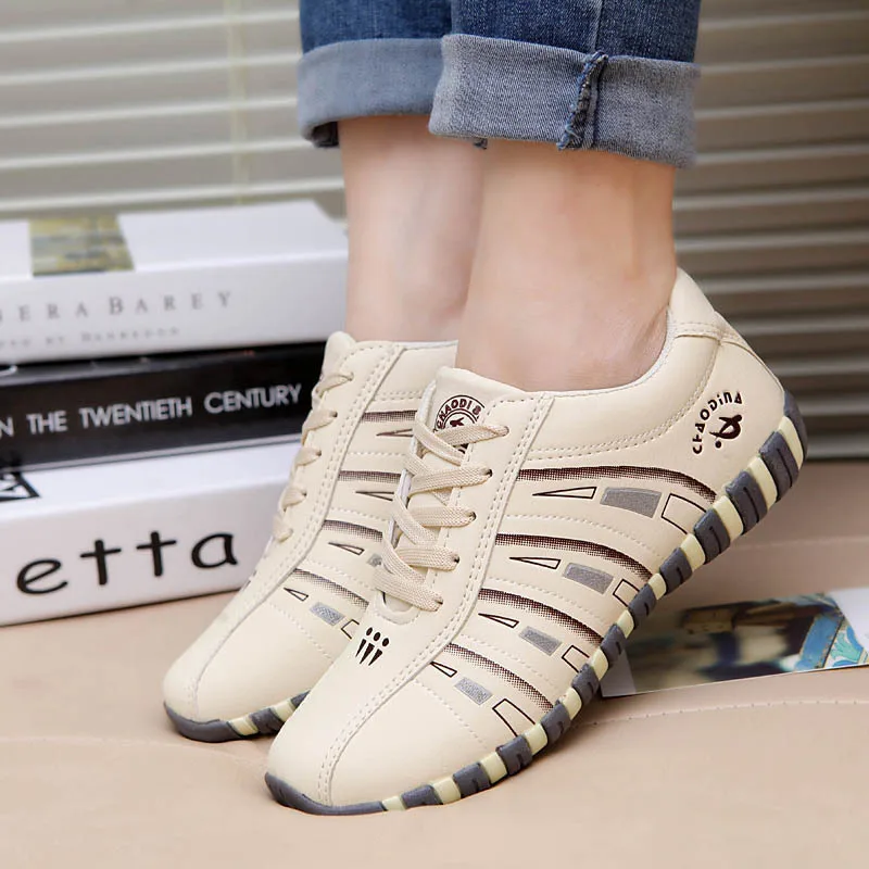 

Flat bottom ladies shoes low to help comfortable students breathable outdoor sports shoes wild shoes AG1093, As picture show