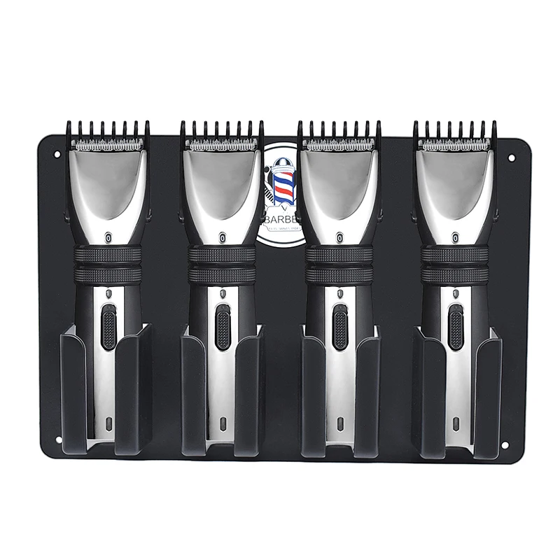 

Wall-mounted Barber Clipper Hanger Barber Storage Rack Salon Accessories Holder Hair Clipper Stand Tool, Blue