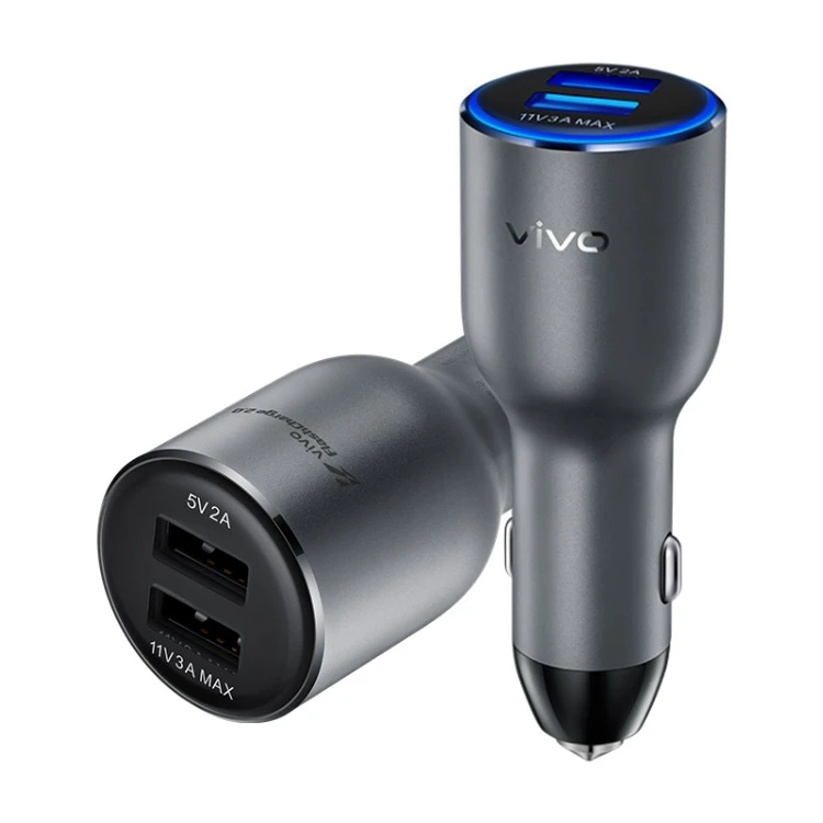 

Original Vivo Car Charger CH2053 6000019 33W Dual Ports Flash Charging Car Charger