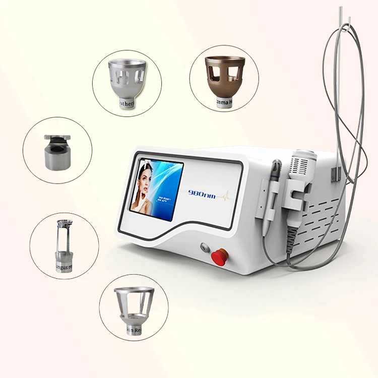 

6IN 1 Spider vein removal 980nm diode laser 40w 980nm diode laser veins removal 980nm diode laser machine