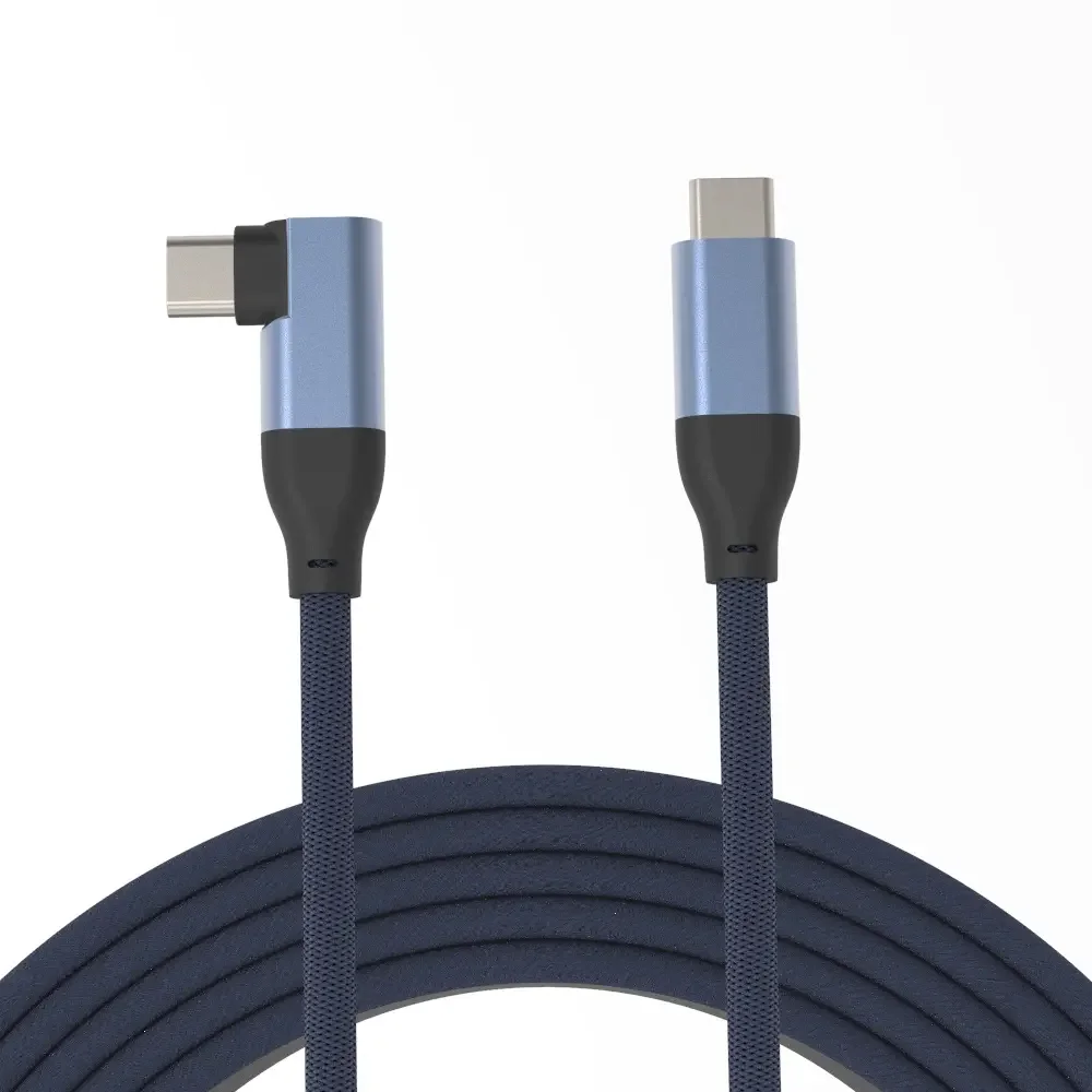 

5 Meter VR Headset USB C Cable USB-C to USB-C Right Angle Cable for VR Oculus Quest Link USB3.2 GEN1 5Gbps