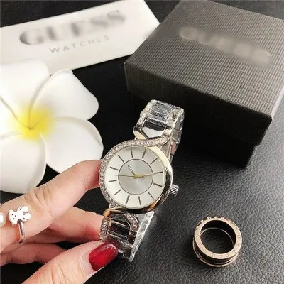 

French ins style niche design fashion men's and women's mesh strap watches vibrato hot-selling net red same watches, Mix color