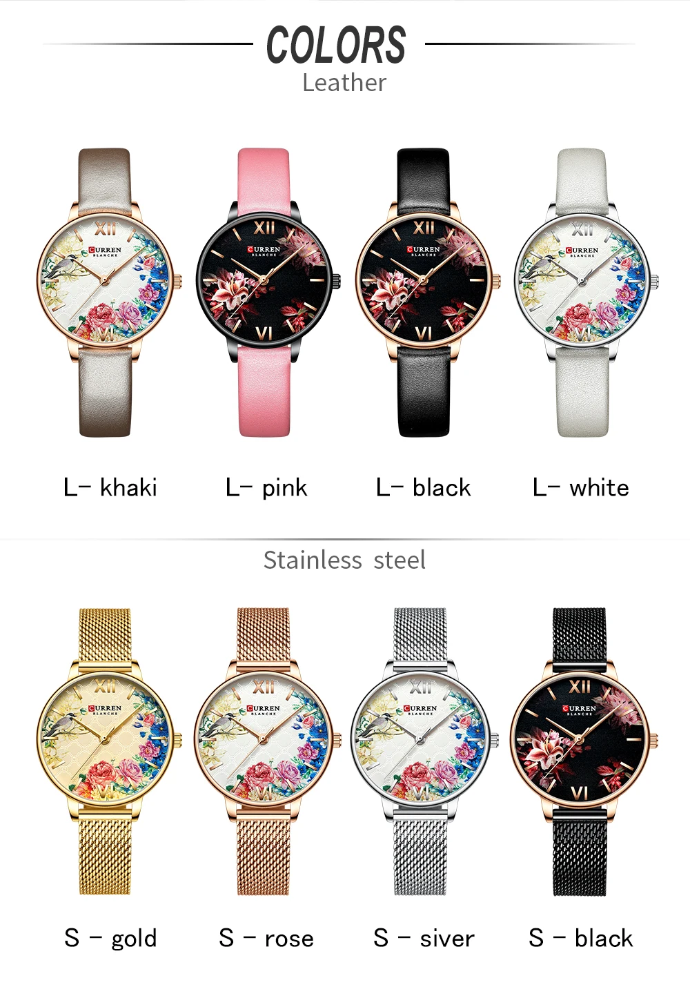 reloj curren mujer